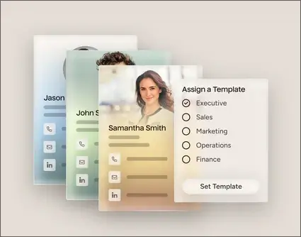 Popl NFC digital business card device for events and lead capture.